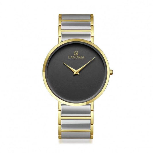 ساعة رجالية ستيل من لافوريا بتصميم فريد من نوعه L19804 - Ebuy.sa