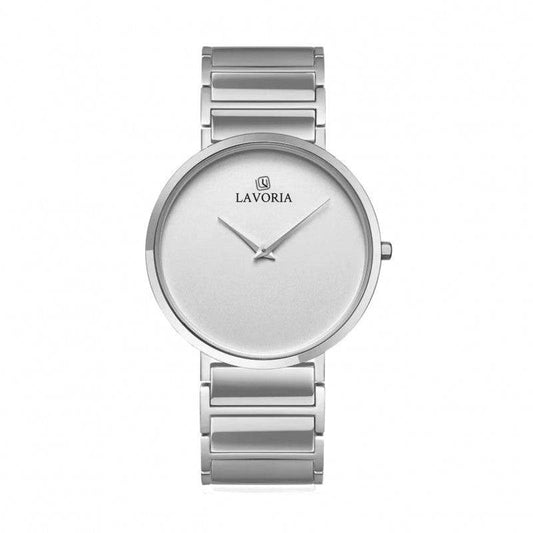 ساعة رجالية ستيل من لافوريا بتصميم فريد من نوعه L19805 - Ebuy.sa