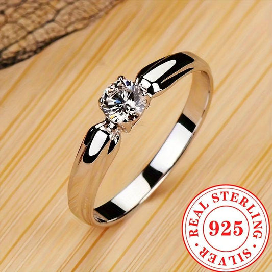 خاتم فضة نقي 925 بوزن 2.2 جرام - Ebuy.sa