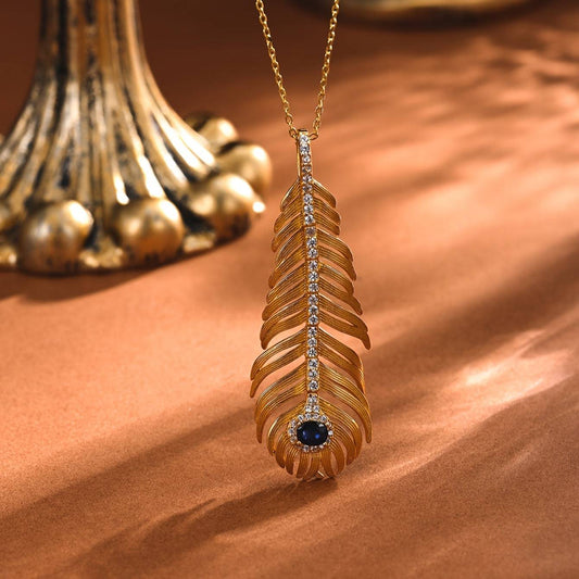 قلادة طويلة بتصميم عتيق أنيق من فضة 925 - Ebuy.sa