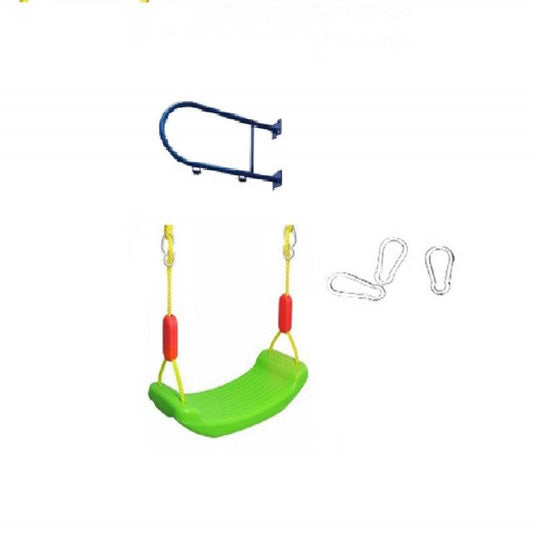 مرجيحة تعليق مع قطعة حديدية جدارية قوية شديدة التحمل أزرق - Ebuy.sa