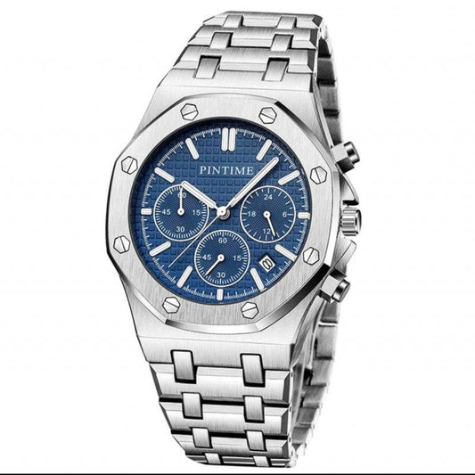 ساعة رجالية ستيل بلون فضي - Ebuy.sa