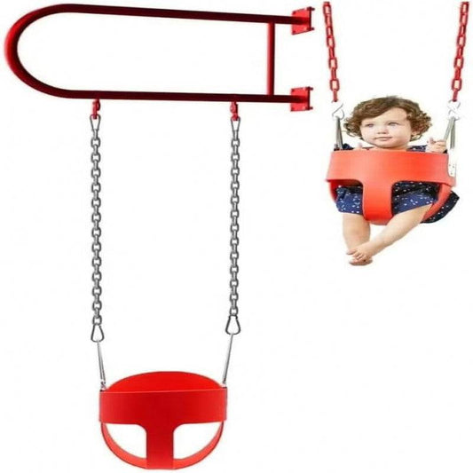 أرجوحة حائط مع مقعد وسلاسل للأنشطة الخارجية - Ebuy.sa