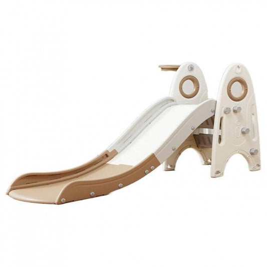 زحليقة قابلة للطي مع طوق كرة سلة للأطفال ,188*70*98 سم - Ebuy.sa