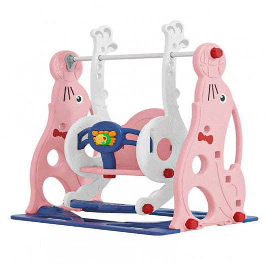 أرجوحة للأطفال  78.5*72*110 سم وردي - Ebuy.sa