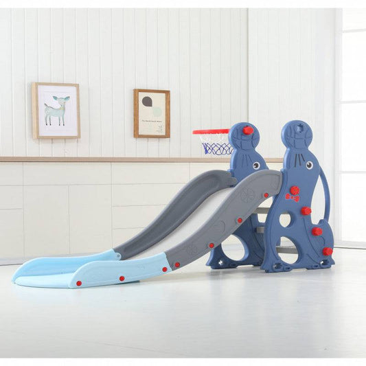 زحليقة أطفال قابلة للطي مع كرة سلة ,146*43*98.5 سم - Ebuy.sa