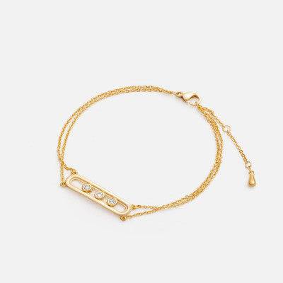 اسوارة نسائية بتصميم أنيق باللون الذهبي - Ebuy.sa