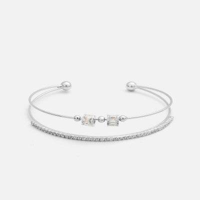 أسوارة كلاسيكية باللون الفضي - Ebuy.sa