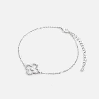 اسوارة نسائية بتصميم ناعم بلون فضي - Ebuy.sa