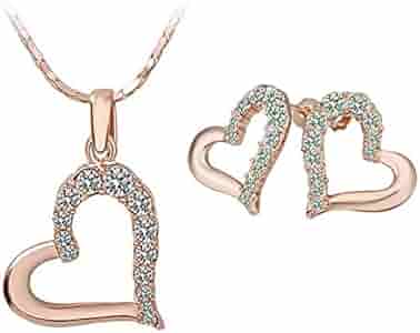 قلادة القلب الذهبية - Ebuy.sa