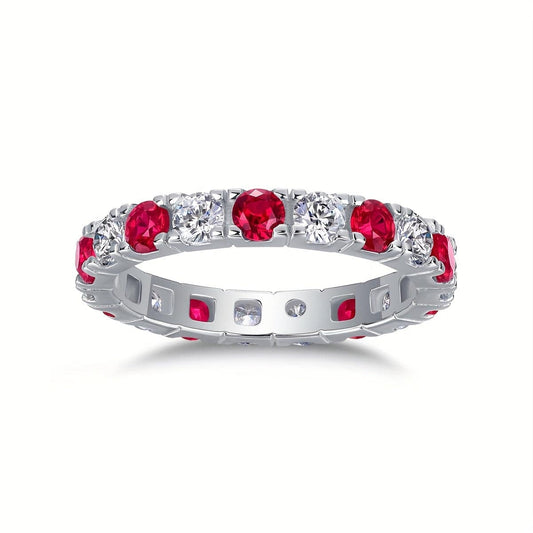 خاتم مويسانيت وياقوت مخبرية - Ebuy.sa