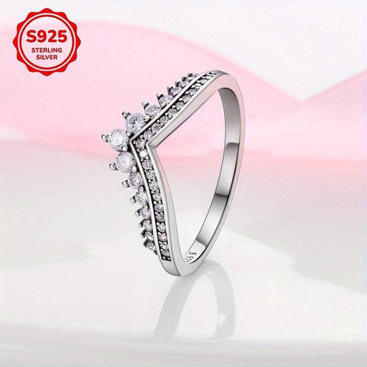 خاتم أمنية من الفضة الإسترلينية 925 للنساء - Ebuy.sa