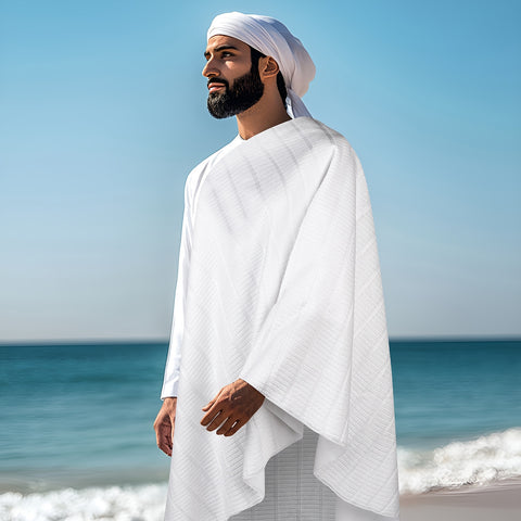 طقم ٢ قطعة منشفة حج للرجال من DIAOJIA