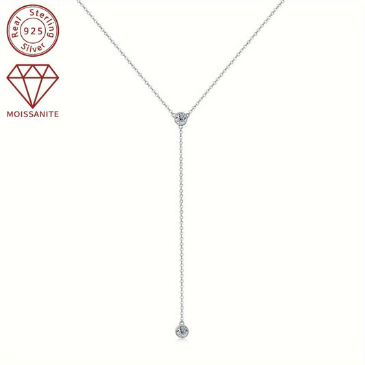 عقد نسائي أنيق – فضة إسترلينية مع أحجار موزمبيق طبيعية - Ebuy.sa