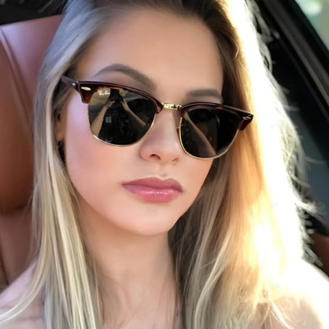 نظارة شمسية رجالية بتصميم هندسي وعدسات متغيرة اللون