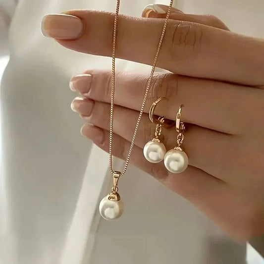 طقم اكسسوار لؤلؤ - Ebuy.sa