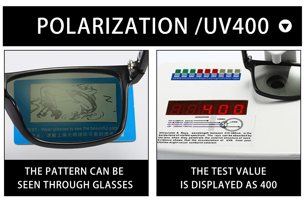 نظارة شمسية بولارايز بإطار عصري UV400