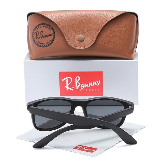 نظارة شمسية بولارايزد بإطار كلاسيكي مربع للرجال والنساء لحماية UV400