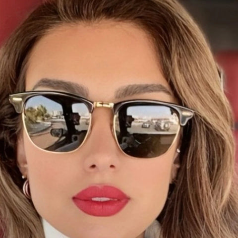نظارة شمسية رجالية بتصميم هندسي وعدسات متغيرة اللون