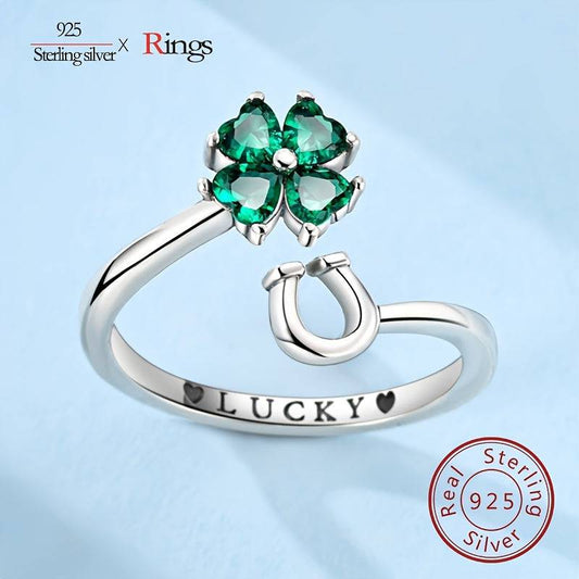 قطعة خاتم مفتوح من الفضة الإسترليني 925 - Ebuy.sa