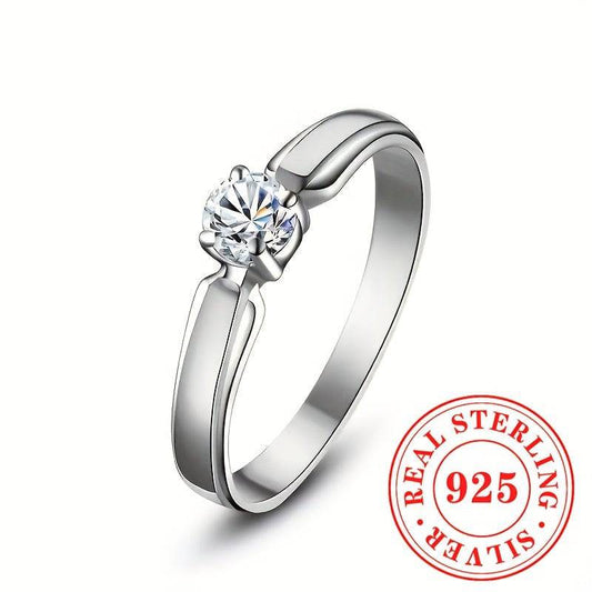 خاتم فضة نقي 925 بوزن 2.2 جرام - Ebuy.sa