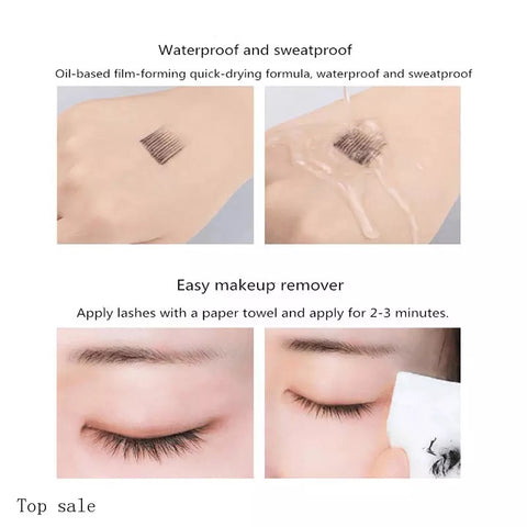 ماسكارا مقاومة للماء لتكثيف وتطويل الرموش – أسود