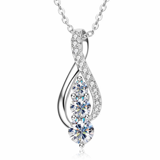 سلسال نسائي أنيق من الفضة 925 - Ebuy.sa