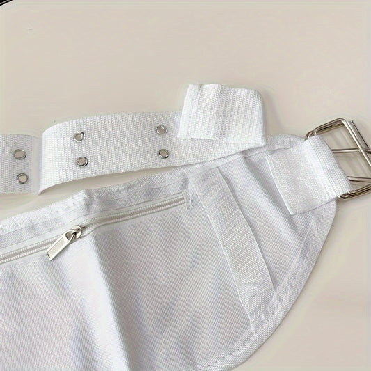 حزام إحرام أبيض قابل للتعديل مع جيب - Ebuy.sa