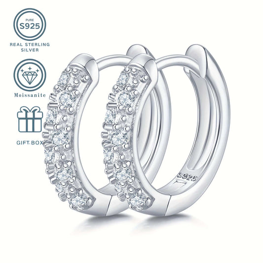 أقراط هووب من فضة استرلينية S925 - Ebuy.sa